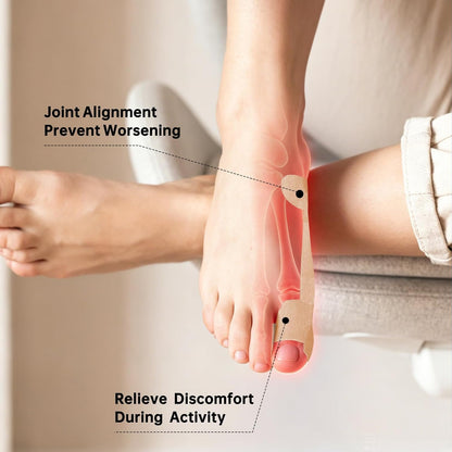 🏅Natravor® Relief Botanical Bunion Comfort Patcht👠💃（Physical Stretch Support + Botanical Comfort Formula)b