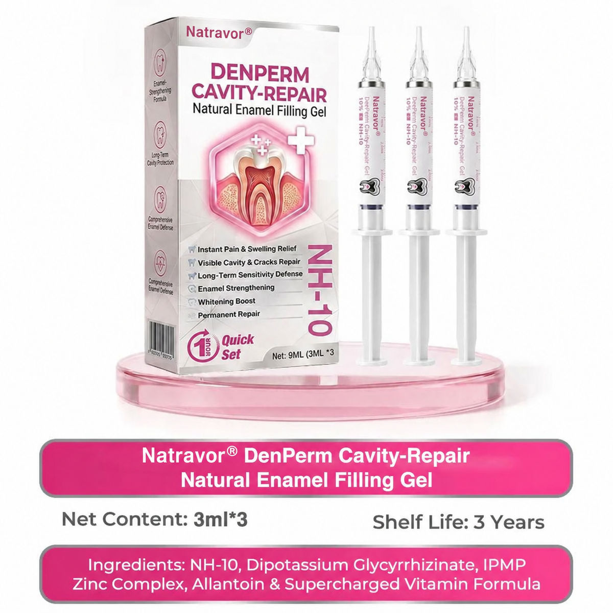 🔥Natravor® DenPerm Cavity-Repair Natural Enamel Filling Gel