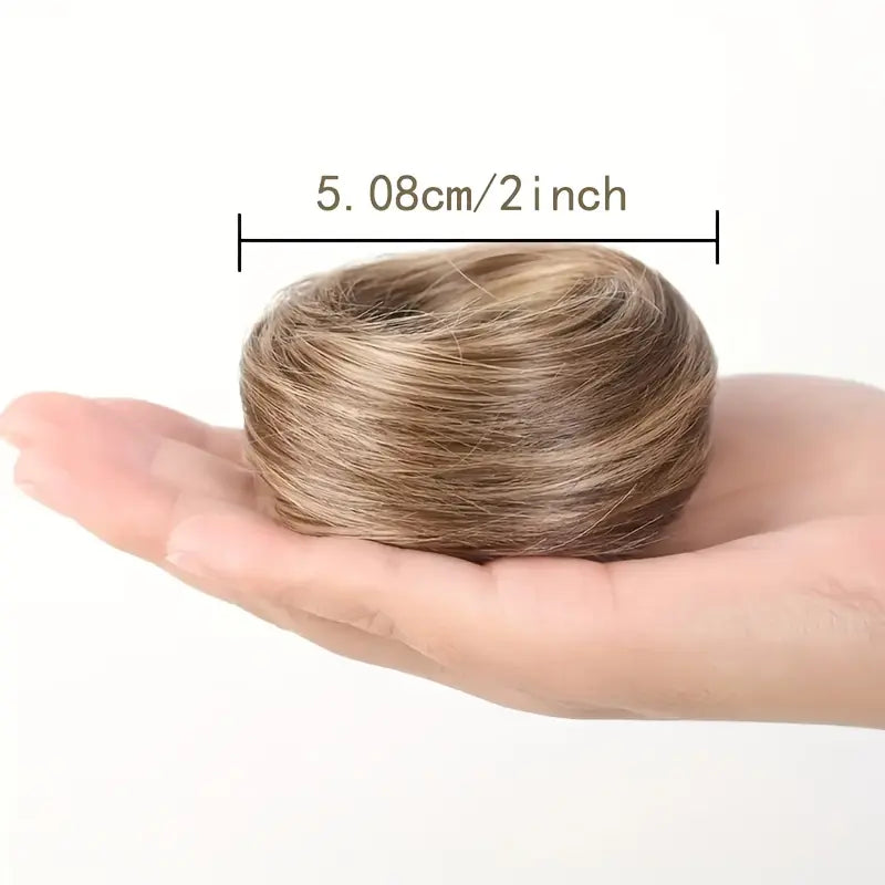 ✨Synthetic Messy Bun Hair Piece for Women, Curly Updo Scrunchie Extension👑 ✨