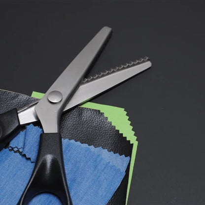🏆Limited Time Sale 49% OFF 🧵✂️Stainless Steel Pinking Shears – 9.1" Zig Zag Fabric Scissors for Sewing, Quilting, Dressmaking & DIY Crafts