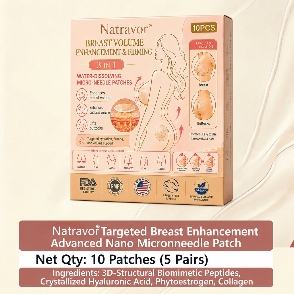 𝐍𝐚𝐭𝐫𝐚𝐯𝐨𝐫® Advanced Nano-Microneedle Breast Contouring & Care Patch 🍅
