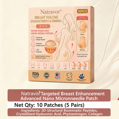 𝐍𝐚𝐭𝐫𝐚𝐯𝐨𝐫® Advanced Nano-Microneedle Breast Contouring & Care Patch 🍅