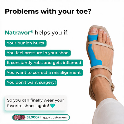 🏅Natravor® Relief Botanical Bunion Comfort Patcht👠💃（Physical Stretch Support + Botanical Comfort Formula)a