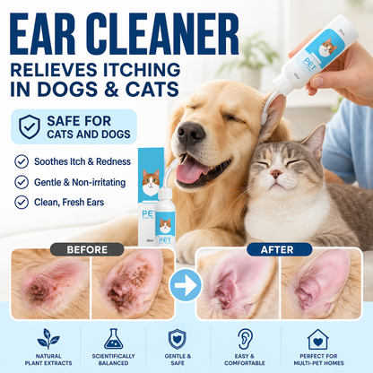 👩‍⚕️ 𝐍𝐚𝐭𝐫𝐚𝐯𝐨𝐫® Ear Cleaning Solution for Pets ✅ Helps Reduce Ear Odor, Earwax Buildup, Yeast Overgrowth & Scratching 🐶🐱